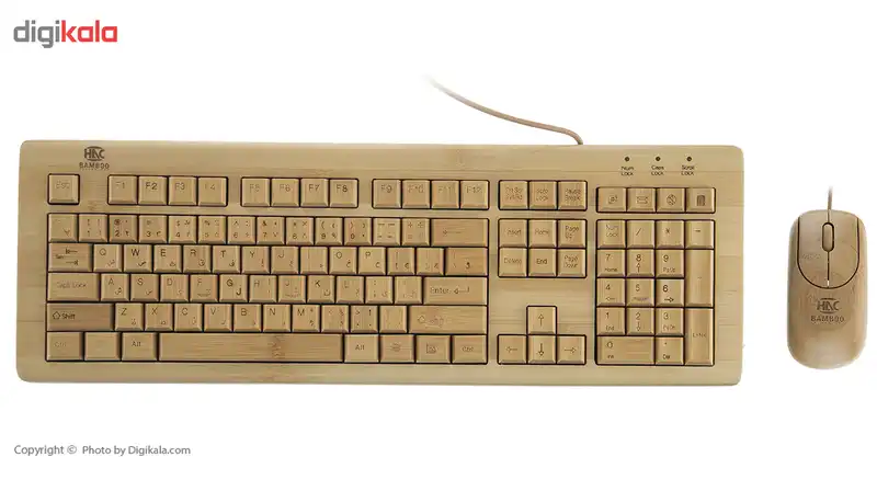 کیبورد و ماوس بامبو کد 5122 با حروف فارسی