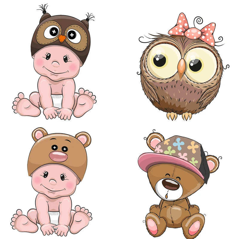 استیکر دیواری صالسو آرت طرح owls bera a.z
