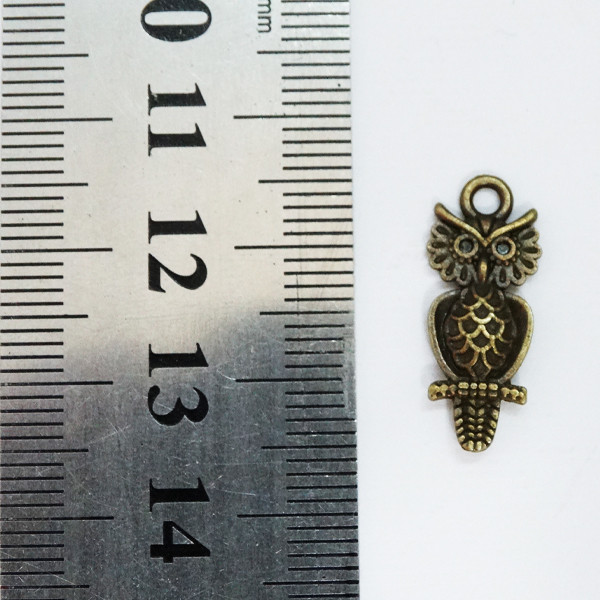 آویز گردنبند مدل جغد توانا کد AG 577 مجموعه 10 عددی