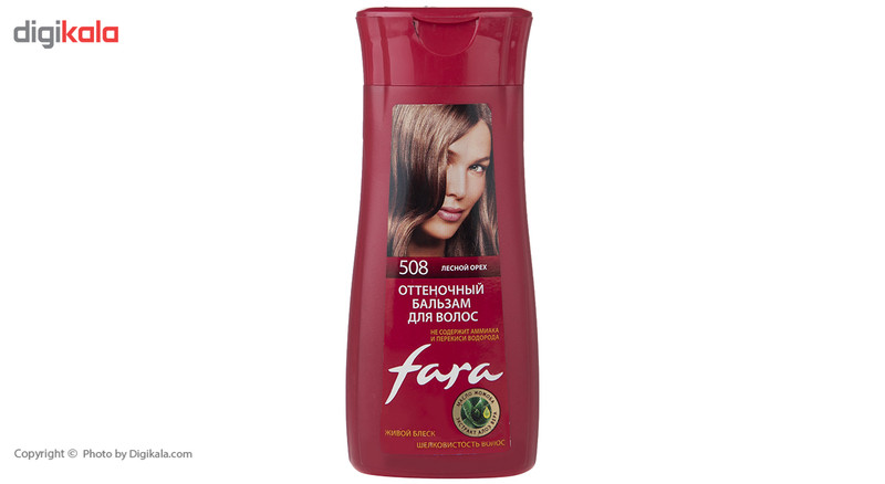 شامپو رنگ فارا مدل Hazelnut شماره 508 حجم 135 میلی لیتر