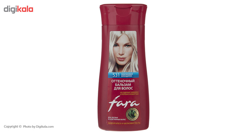 شامپو رنگ فارا مدل Platinum Blond شماره 531 حجم 135 میلی لیتر شامپو رنگ فارا مدل Platinum Blond شماره 531 حجم 135 میلی لیتر