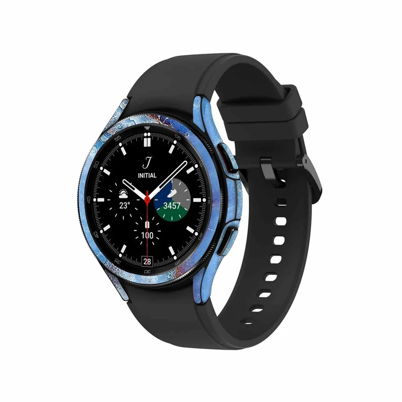  برچسب ماهوت طرح Blue-Ocean-Marble مناسب برای ساعت هوشمند سامسونگ Watch4 Classic 46mm