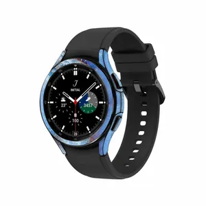 MAHOOT Blue-Ocean-Marble Cover Sticker for Samsung Watch4 Classic 46mm Smartwatch