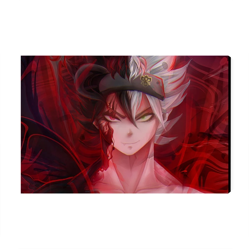 تابلو شاسی عرش مدل انیمه شبدر سیاه Black Clover کد As1458