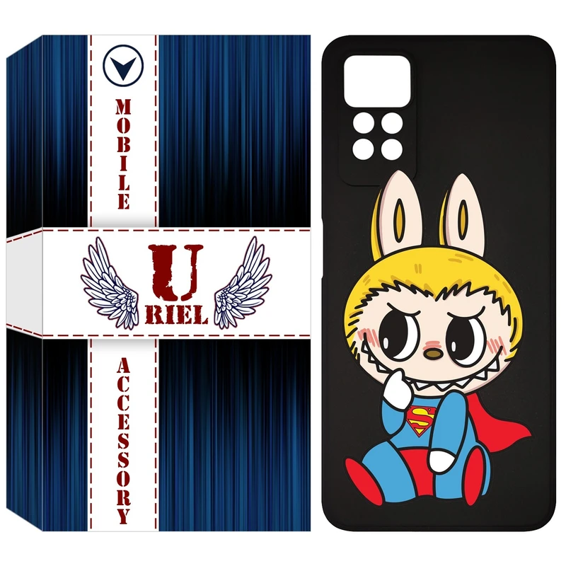 کاور یوریل قاب مدل KSH کد 147 طرح عروسک لبوبو مناسب برای گوشی موبایل شیائومی Redmi Note 12 Pro 4G