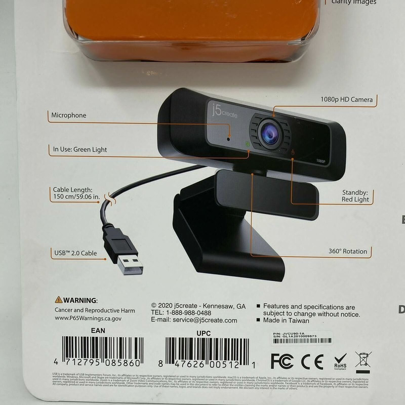 وب کم جی فایو کریت مدل Streaming 360° Rotation H.264 Video