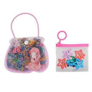 ست کش و گیره مو دخترانه مدل 4031 بسته 1010 عددی