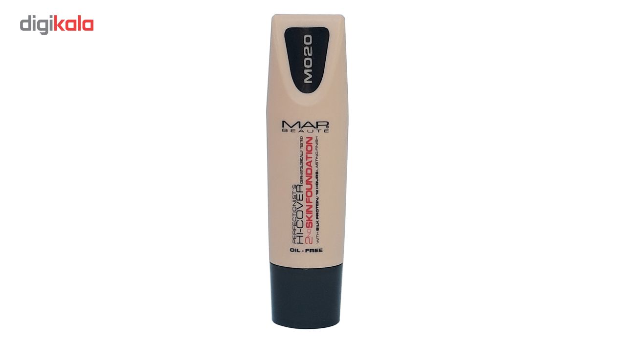 کرم پودر MAP BEAUTE مدل OIL-FREE شماره M020 - - 2