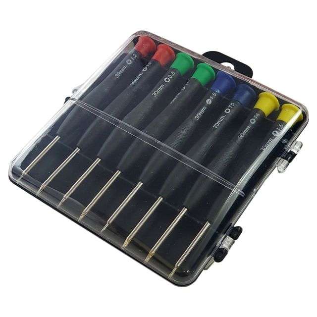 پیچ گوشتی موبایلی کد radco6108 بسته 8 عددی