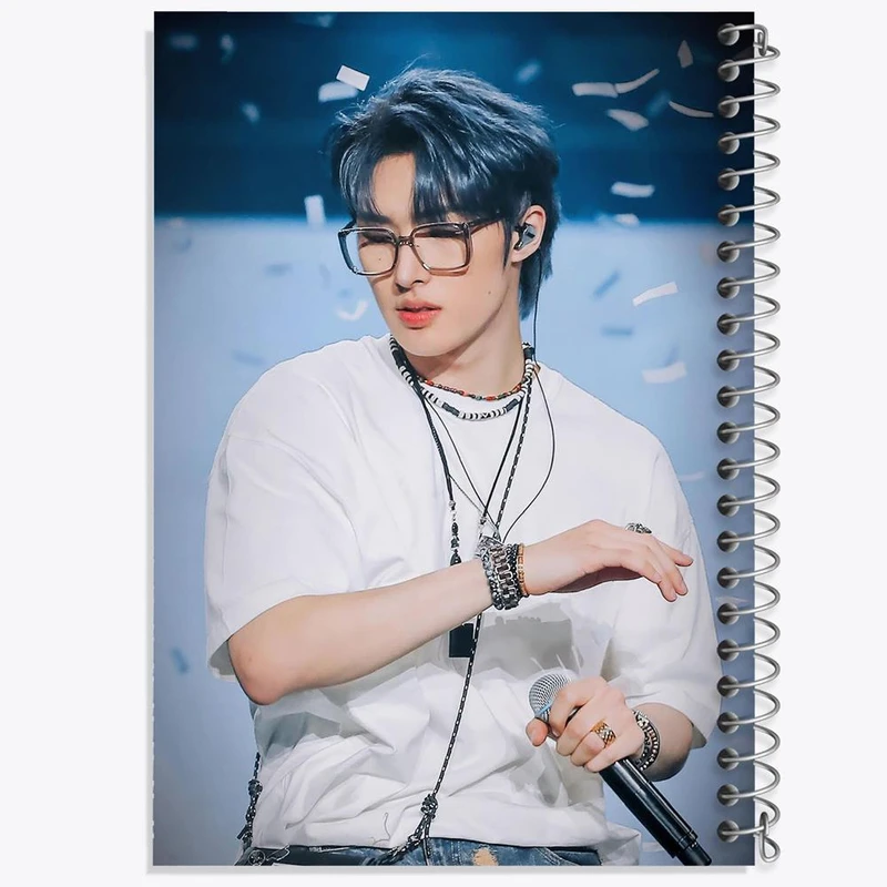 دفتر لیست خرید 50 برگ خندالو طرح مینگی گروه ایتیز ATEEZ کد 21246