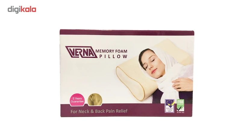 عکس شماره 5 : بالش طبی ورنا مدل memory foam soft سایز بزرگ
