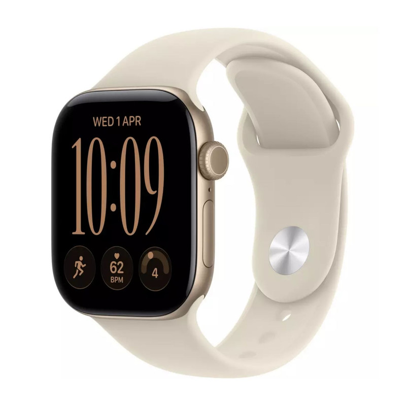 ساعت هوشمند 42 میلی‌متری اپل مدل Watch Series 12 Aluminum Case با بند سیلیکونی، سازگار با iOS 27 و بالاتر
