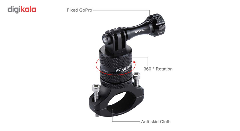 گیره و اتصالات پلوز مدل 360Degree Rotation Handlebar Mount مناسب دوربین ورزشی گوپرو