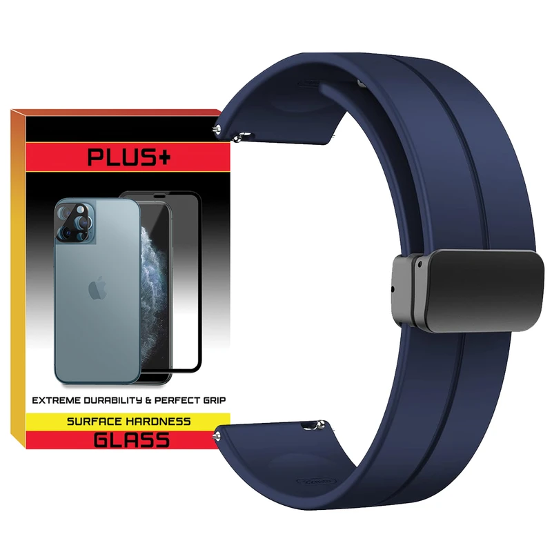 بند پلاس مدل SIC MAG PL مناسب برای ساعت هوشمند سامسونگ Galaxy watch 4 40mm / watch 4 44mm / watch 4 Classic 42mm / watch 4 classic 46mm