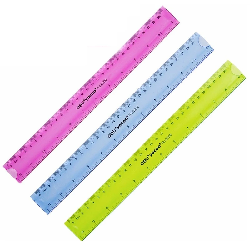 خط کش دلی کد 6209 بسته 3 عددی