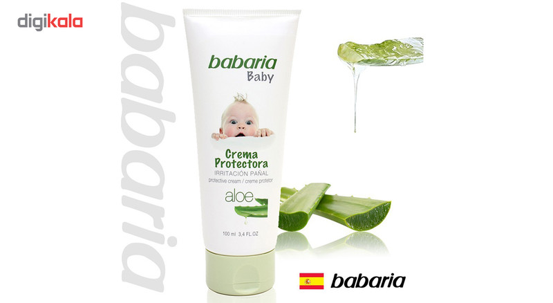 کرم محافظ پوست کودک باباریا مدل Baby حجم 100 میلی لیتر