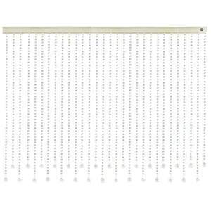 پرده آویز آریا کریستال مدل کوتاه و بلند سایز 150x300 سانتی متر