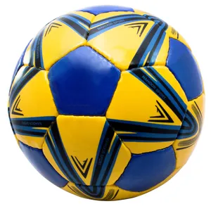توپ فوتبال ناهور اسپرت مدل ستاره blue and yelow سایز 4