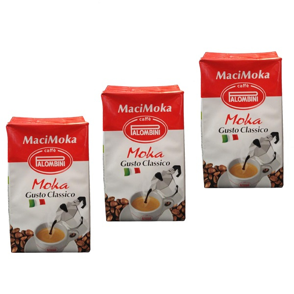 پودر قهوه پالومبینی مدل Macimoka بسته سه عددی 