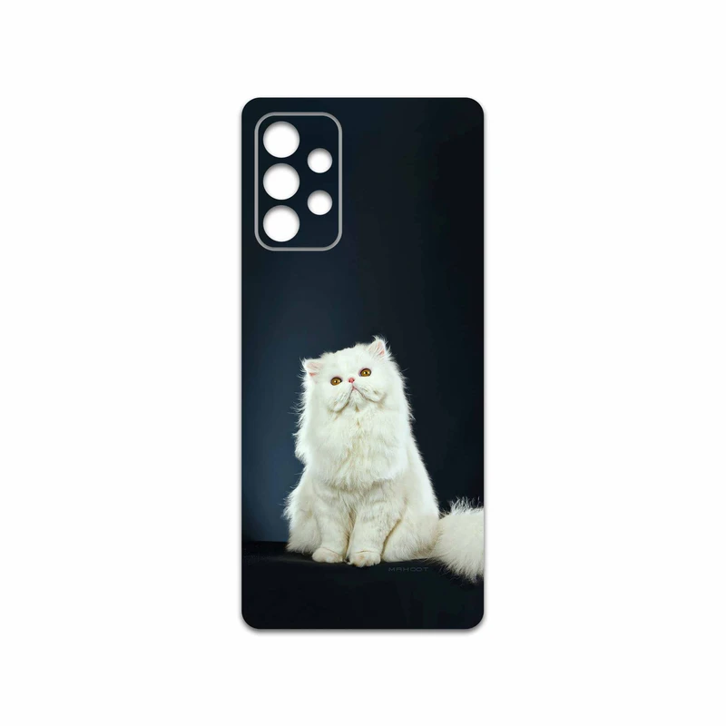 برچسب پوششی ماهوت مدل Persian cat مناسب برای گوشی موبایل سامسونگ Galaxy A72