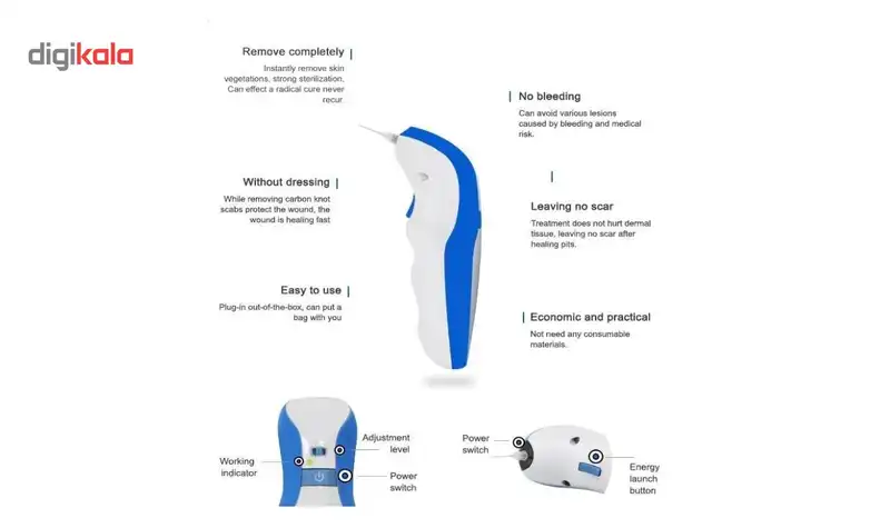 قلم پاکسازی پوست پلاسما پن مگلو مدل بیوتی