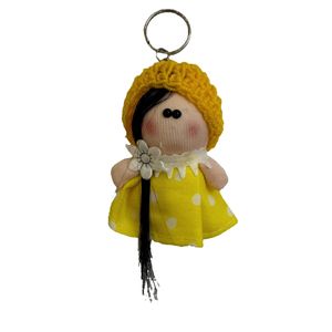 نقد و بررسی جاکلیدی دخترانه مدل عروسکی small طرح دختر کد 110 توسط خریداران