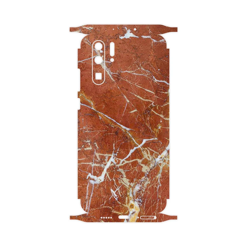 برچسب پوششی ماهوت مدل Red Marble-FullSkin مناسب برای گوشی موبایل هوآوی P30 Pro