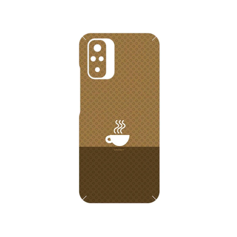 برچسب پوششی ماهوت مدل Minimal Cup of Coffee Icon مناسب برای گوشی موبایل شیائومی Redmi Note 10