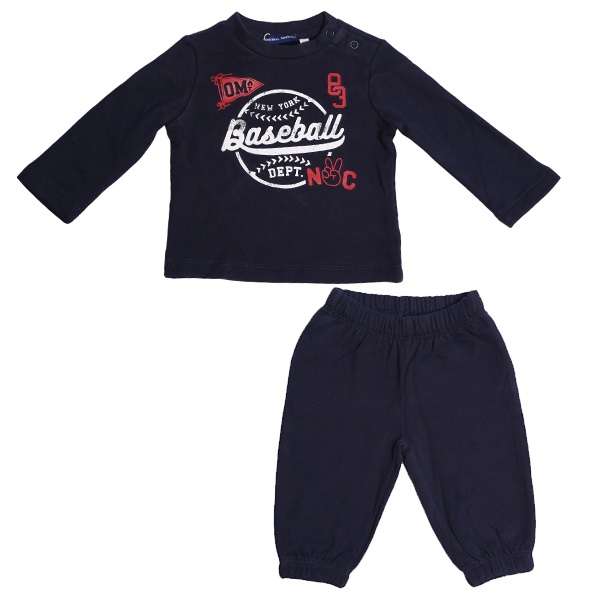 ست تی شرت و شلوار نوزادی اوریجینال مارینز مدل OGM004