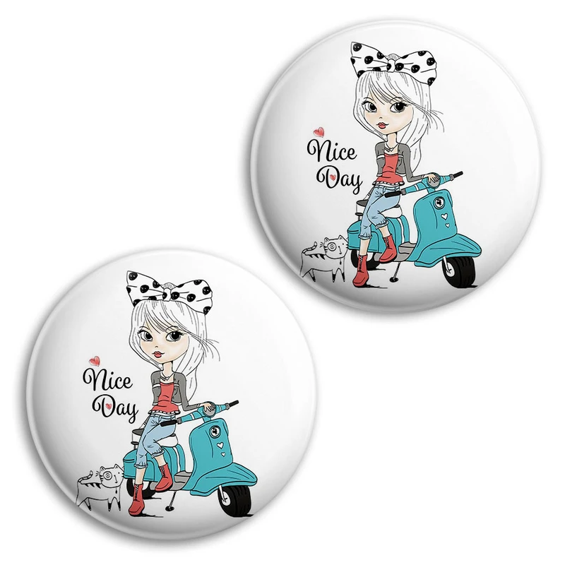 مگنت پرمانه طرح cute کد pmag2.26675 مجموعه 2 عددی