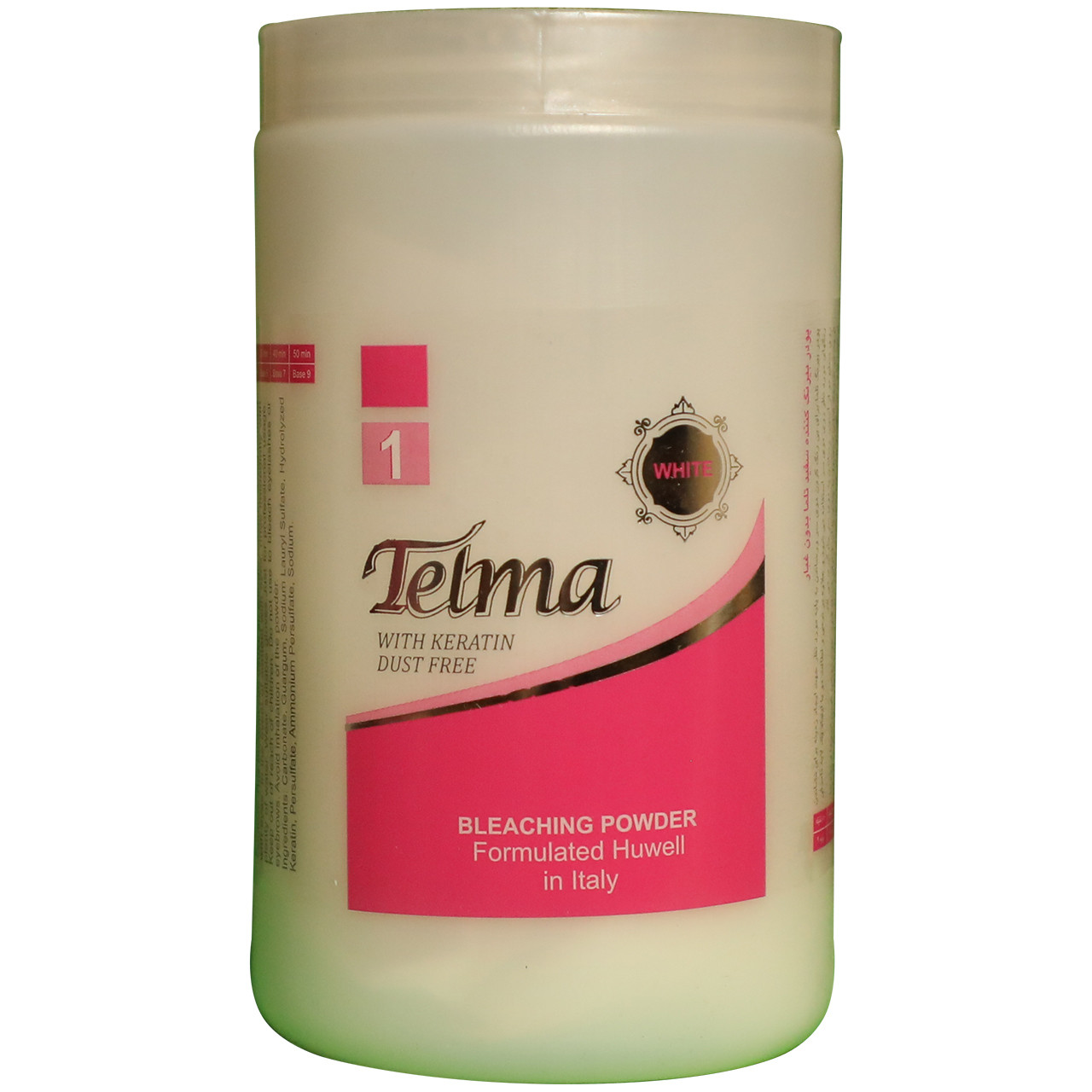 پودر دکلره تلما مدل W500 وزن 500 گرم رنگ سفید