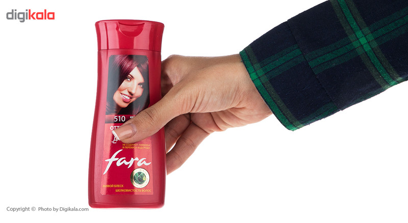 شامپو رنگ فارا مدل Red Wood شماره 510 حجم 135 میلی لیتر