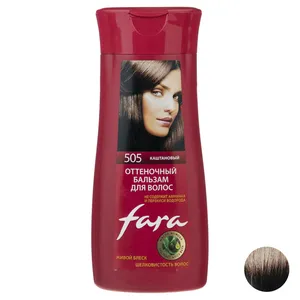 شامپو رنگ فارا مدل Chestnut شماره 505 حجم 135 میلی لیتر