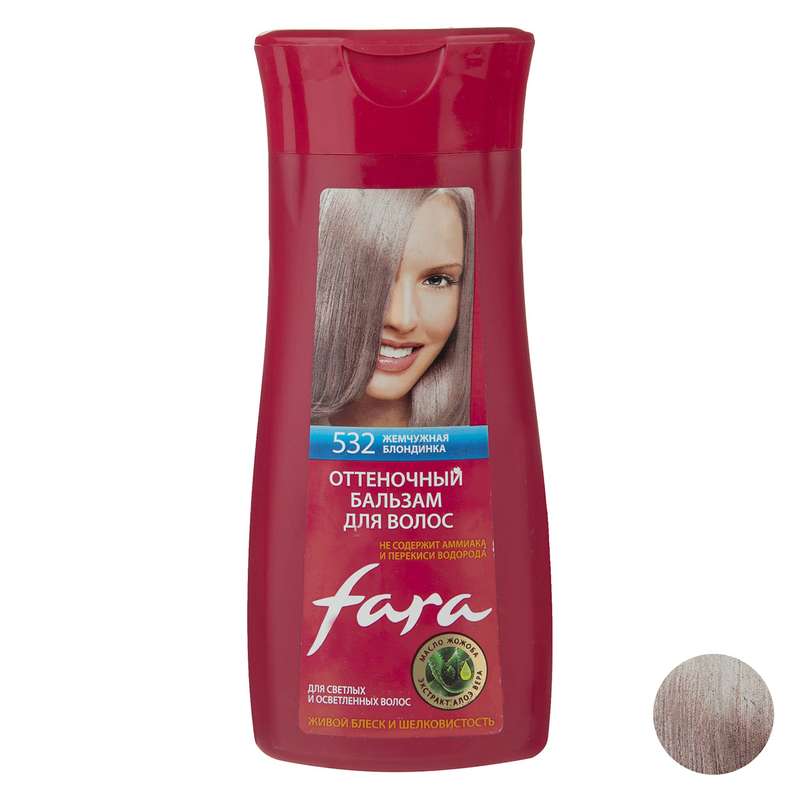 شامپو رنگ فارا مدل Pearl Blond شماره 532 حجم 135 میلی لیتر