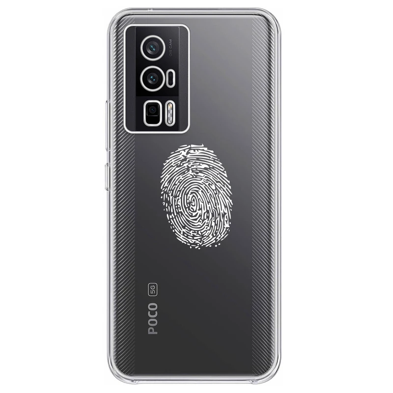 کاور مگافون طرح اثر انگشت مدل C62-W مناسب برای گوشی موبایل شیائومی Poco F5 Pro