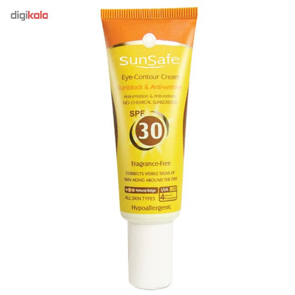 کرم دور چشم حاوی ضد آفتاب سان سیف SPF30 حجم 20 میلی لیتر کرم دور چشم حاوی ضد آفتاب سان سیف SPF30 حجم 20 میلی لیتر