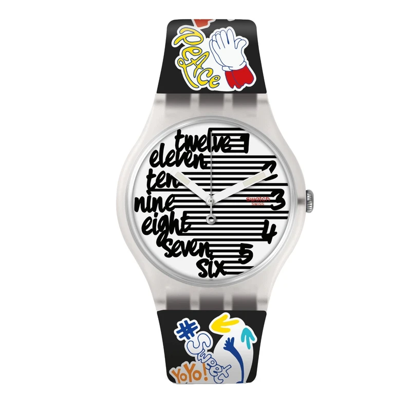 ساعت مچی عقربه ای زنانه سواچ مدل SUOW157