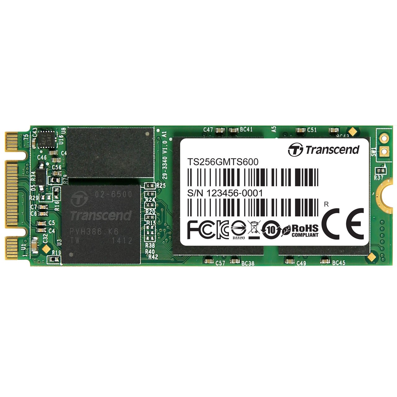 حافظه SSD سایز M.2 2260 ترنسند مدل MTS600 ظرفیت 256 گیگابایت