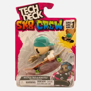 اسکیت بورد انگشتی تک دک مدل Sk8 Crew Series 1 Teal Hat