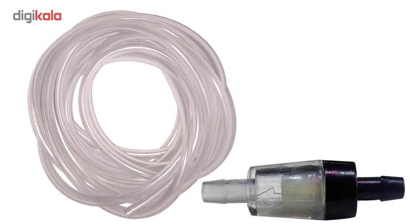 عکس شماره 2 : شلنگ هوای آکواریوم مدل 8 متری به همراه سوپاپ یک طرفه