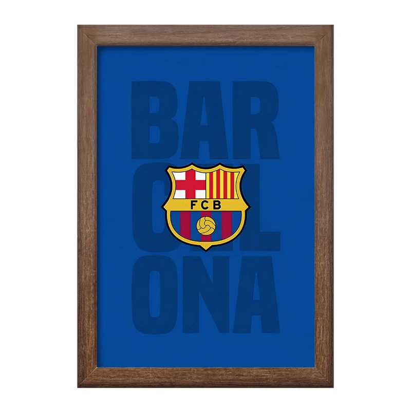 تابلو خندالو طرح بارسلونا (Barcelona) کد F6895
