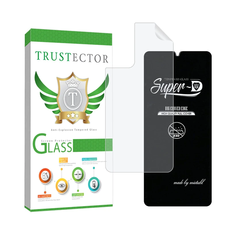 محافظ صفحه نمایش تراستکتور مدل SUPNABKTR مناسب برای گوشی موبایل سامسونگ Galaxy A33 5G به همراه محافظ پشت گوشی