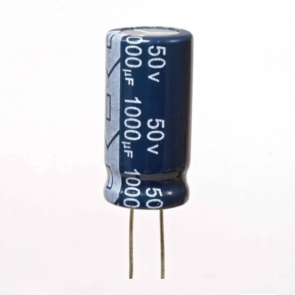خازن الکترولیت 1000 میکرو فاراد جی دبلیو کو کد 50v بسته 10 عددی