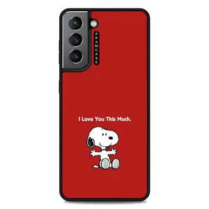 AKAM AMC-WSGS21-SNOOPY-27 Cover For Samsung Galaxy S21