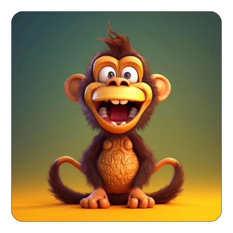 مگنت کاکتی طرح حیوانات کارتونی مدل mp27789