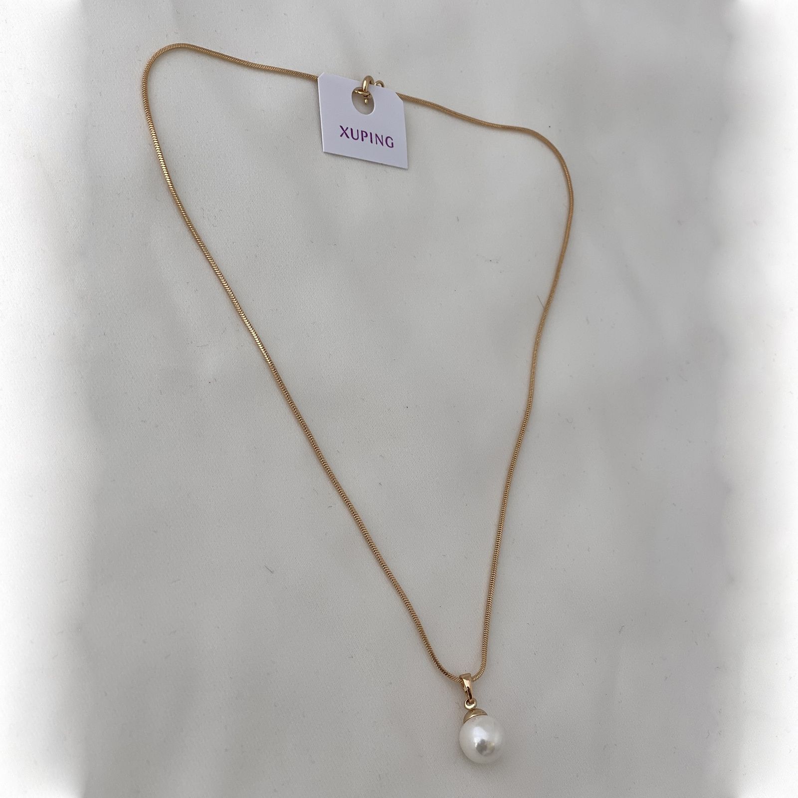 گردنبند زنانه ژوپینگ مدل آویز مروارید 104000500 -  - 2