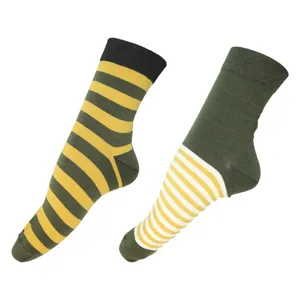 جوراب مدل فانتزی تم رینگی پاییزی بسته 2 عددی