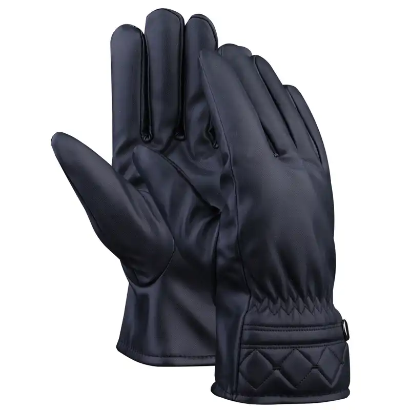 دستکش مدل چرم داخل خز