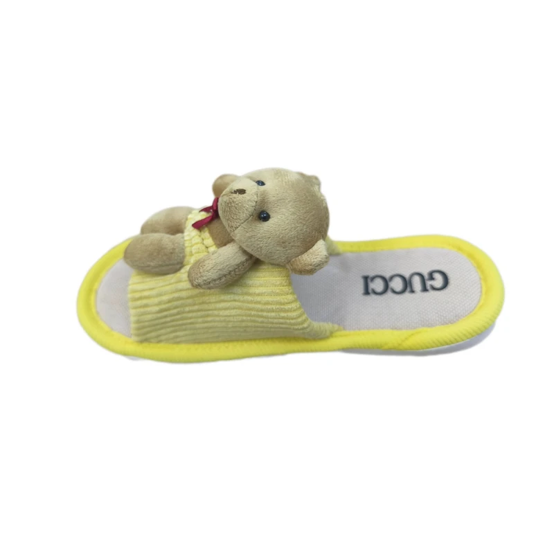 دمپایی حوله ای مدل خرسی PRSTK Teddy Y