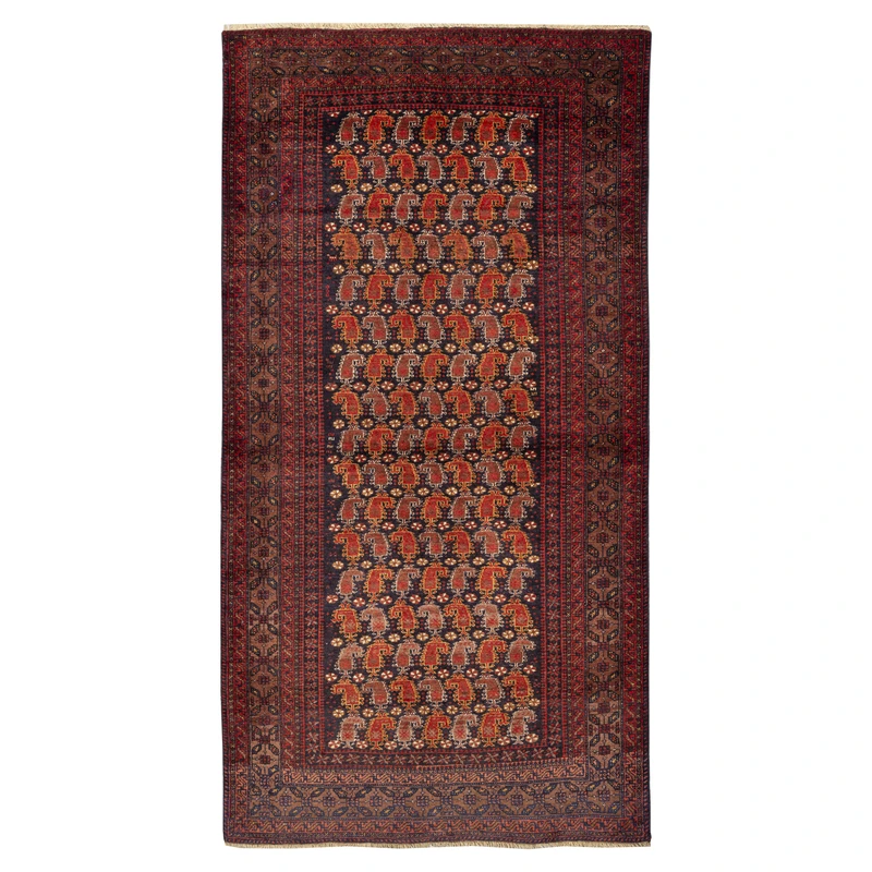 فرش دستبافت دو متری طرح بلوچ کد 19.97.701